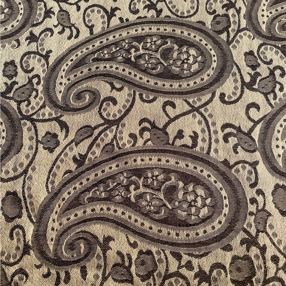 NWT West Loop Paisley Pasmina | OS | gray, black and brown - Picture 3 of 4